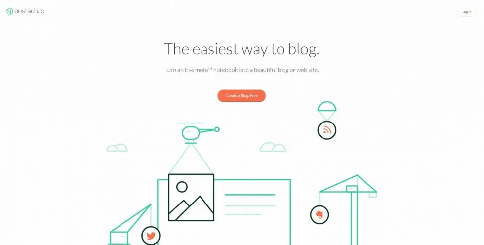 Top 15 Best Free blogging platform for beginners – Image 13 Free blogging platforms: Postach.io