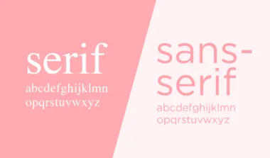 fonts mobile app design sans serif