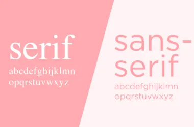 fonts mobile app design sans serif